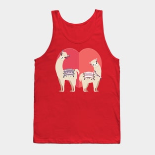 Llama and Alpaca with love Tank Top